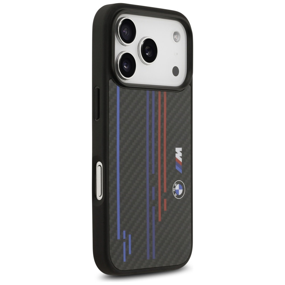 BMW M Kevlar MagSafe dėklas iPhone 17 Pro – juodas