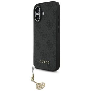 Guess 4G Charms MagSafe dėklas iPhone 17 – juodas