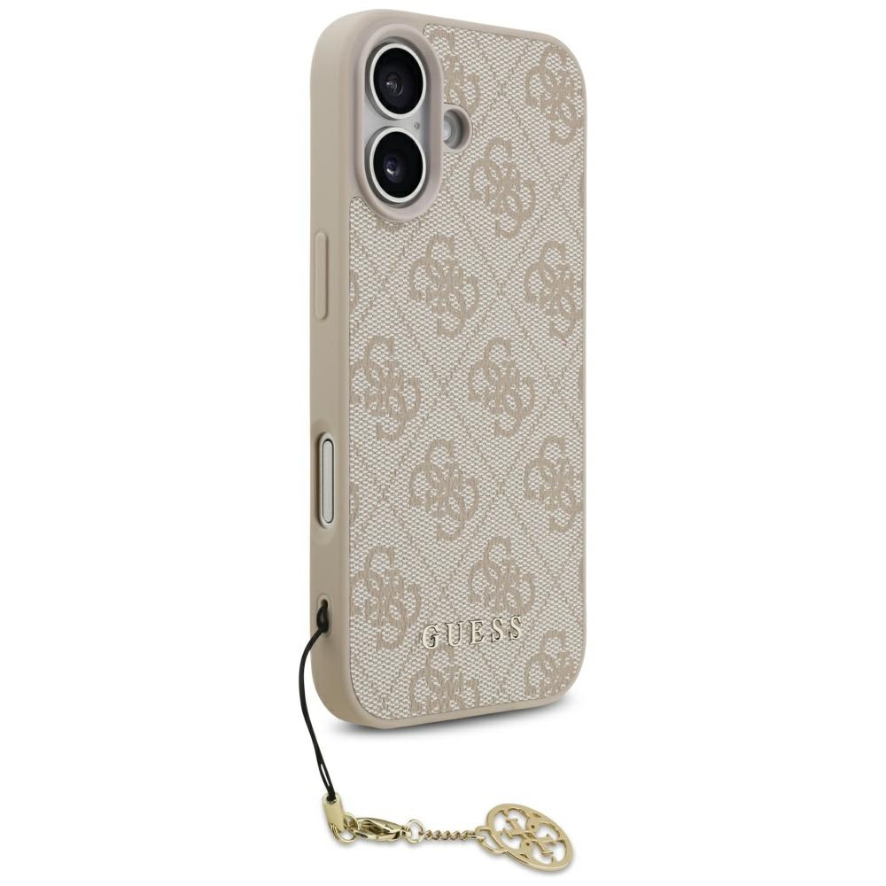 Guess 4G Charms MagSafe dėklas iPhone 17 – rožinis