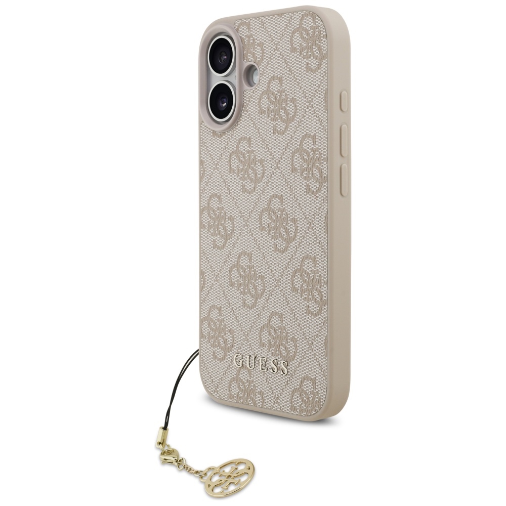 Guess 4G Charms MagSafe dėklas iPhone 17 – rožinis