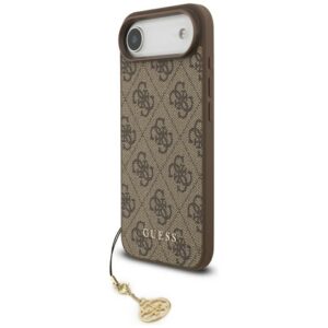 Guess 4G Charms MagSafe dėklas iPhone 17 Air – rudas