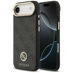 Guess 4G Strass Logo MagSafe dėklas, skirtas iPhone Air - juodas