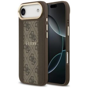 Guess 4G Stripe MagSafe dėklas iPhone Air - rudas