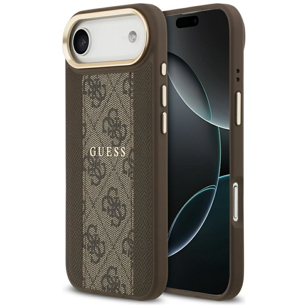 Guess 4G Stripe MagSafe dėklas iPhone Air - rudas