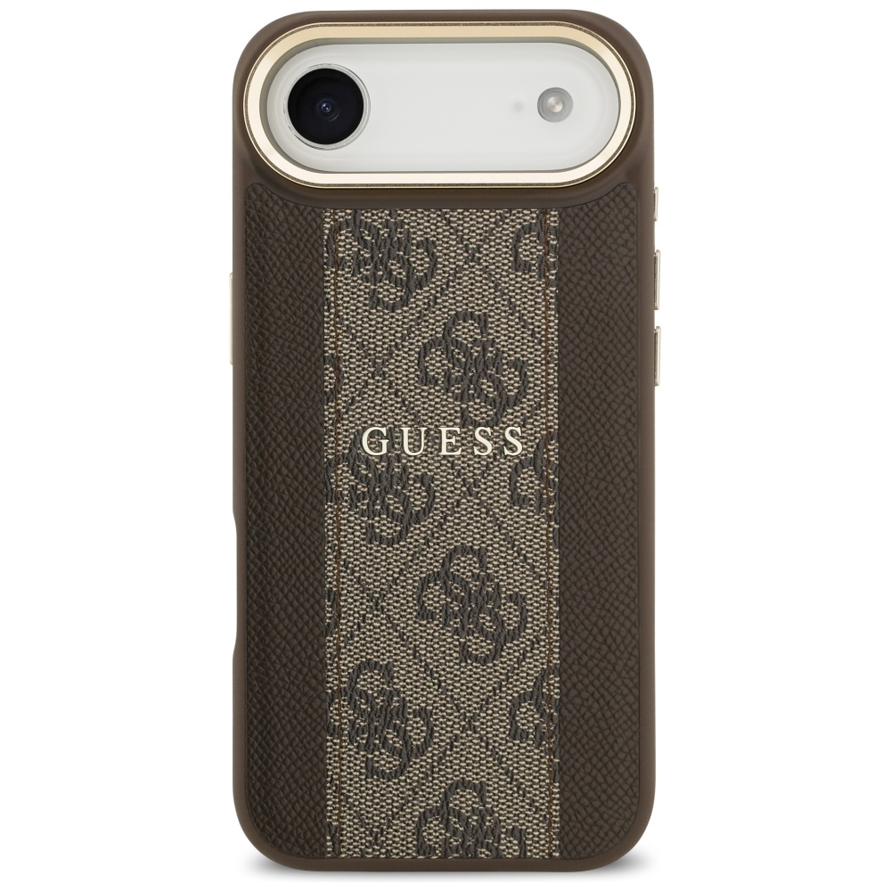 Guess 4G Stripe MagSafe dėklas iPhone Air - rudas