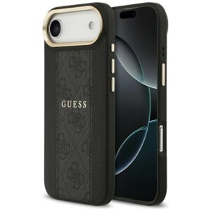 Guess 4G Stripe MagSafe dėklas iPhone Air - juodas