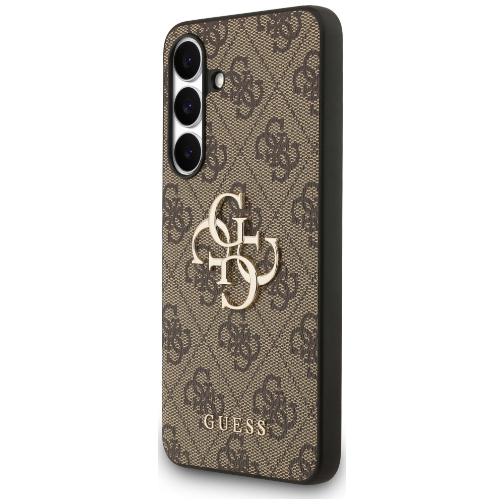Guess Big 4G Classic Logo dėklas Samsung Galaxy S25 FE - rudas