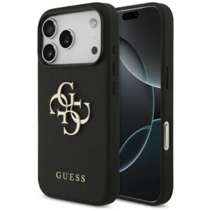 Guess eko odos dėklas iPhone 17 Pro – juodas