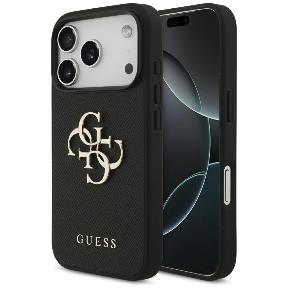 Guess eko odos dėklas iPhone 17 Pro – juodas