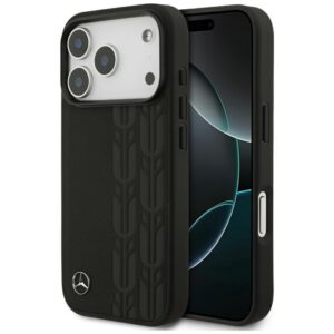 Mercedes-Benz odinis MagSafe dėklas iPhone 17 Pro – juodas