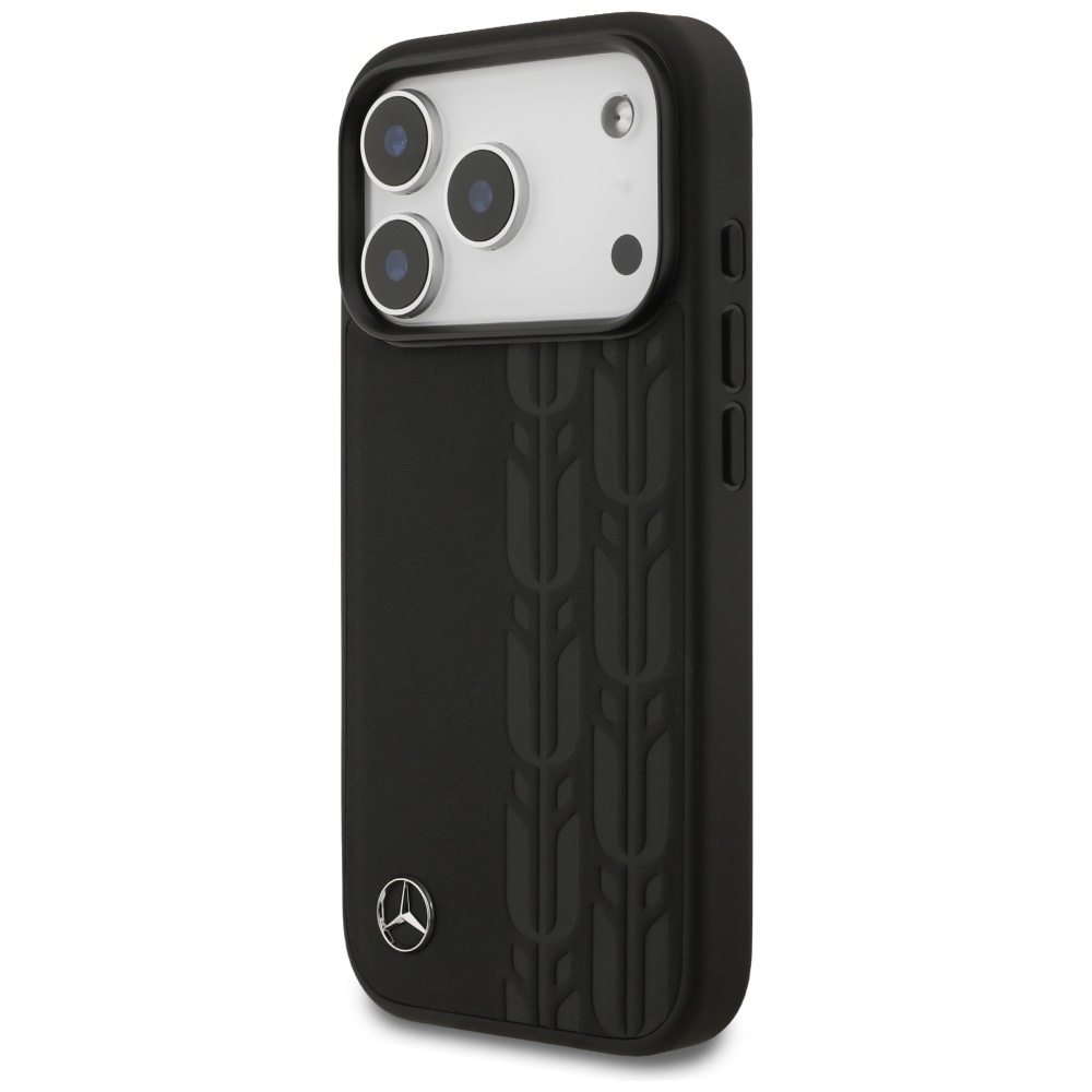 Mercedes-Benz odinis MagSafe dėklas iPhone 17 Pro – juodas