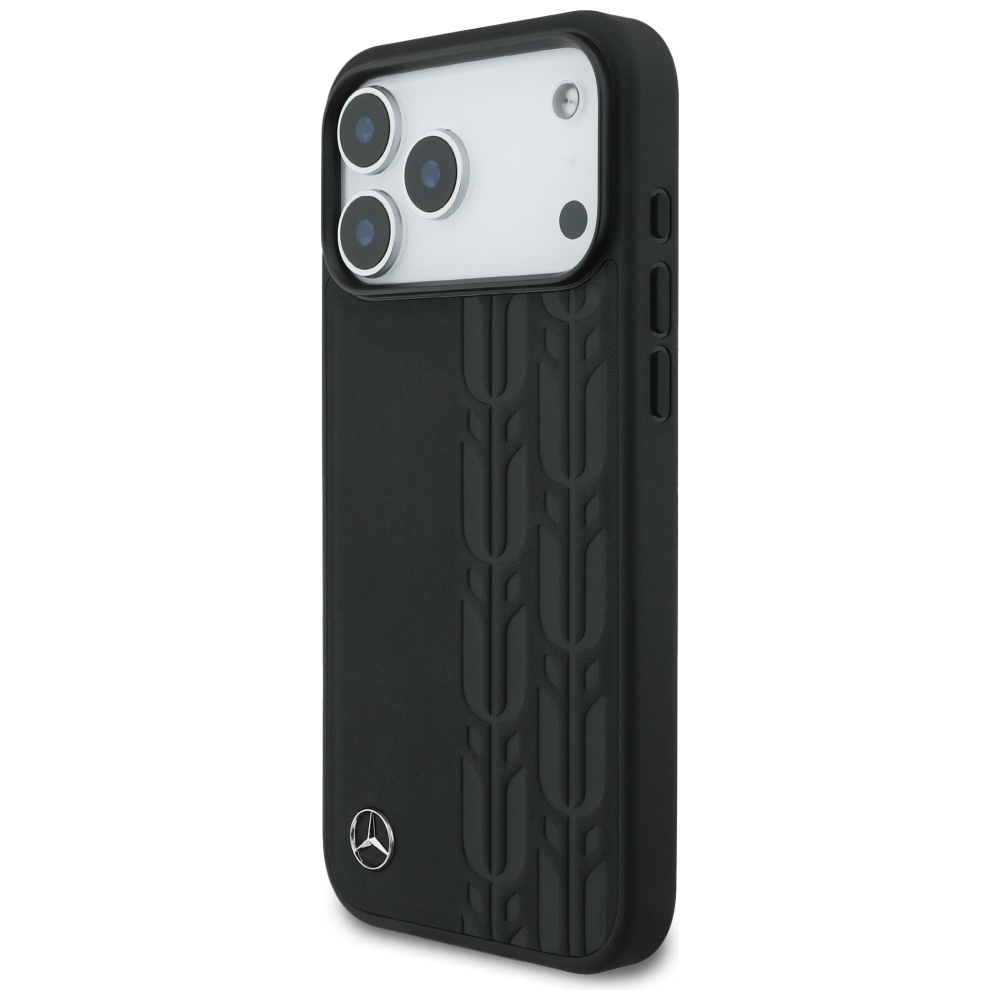 Mercedes-Benz odinis MagSafe dėklas iPhone 17 Pro Max – juodas