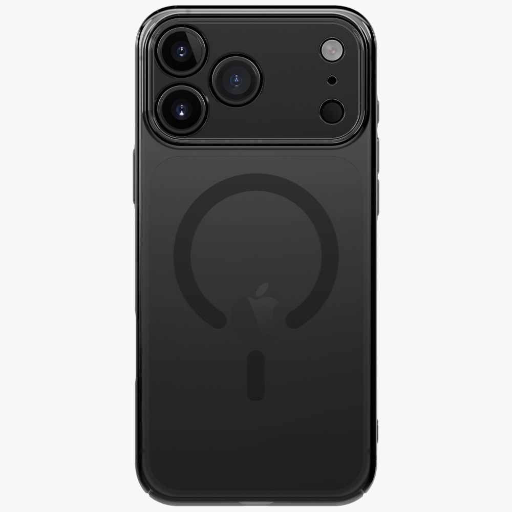 Uniq Airsuit dėklas, skirtas iPhone 17 Pro Max Magclick Charging – juodas
