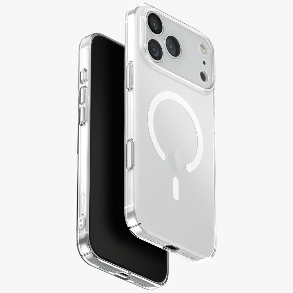 Uniq Airsuit dėklas, skirtas iPhone 17 Pro Max Magclick Charging – skaidrus