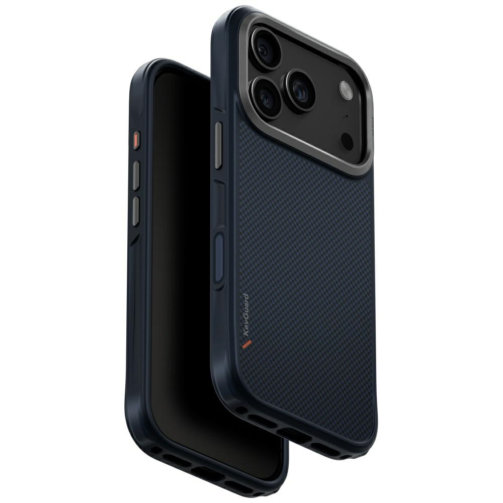 Uniq Keva dėklas, skirtas iPhone 17 Pro Magclick Charging – mėlynas