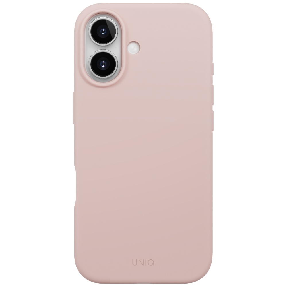 Uniq Lino MagClick dėklas iPhone 17 – rožinis