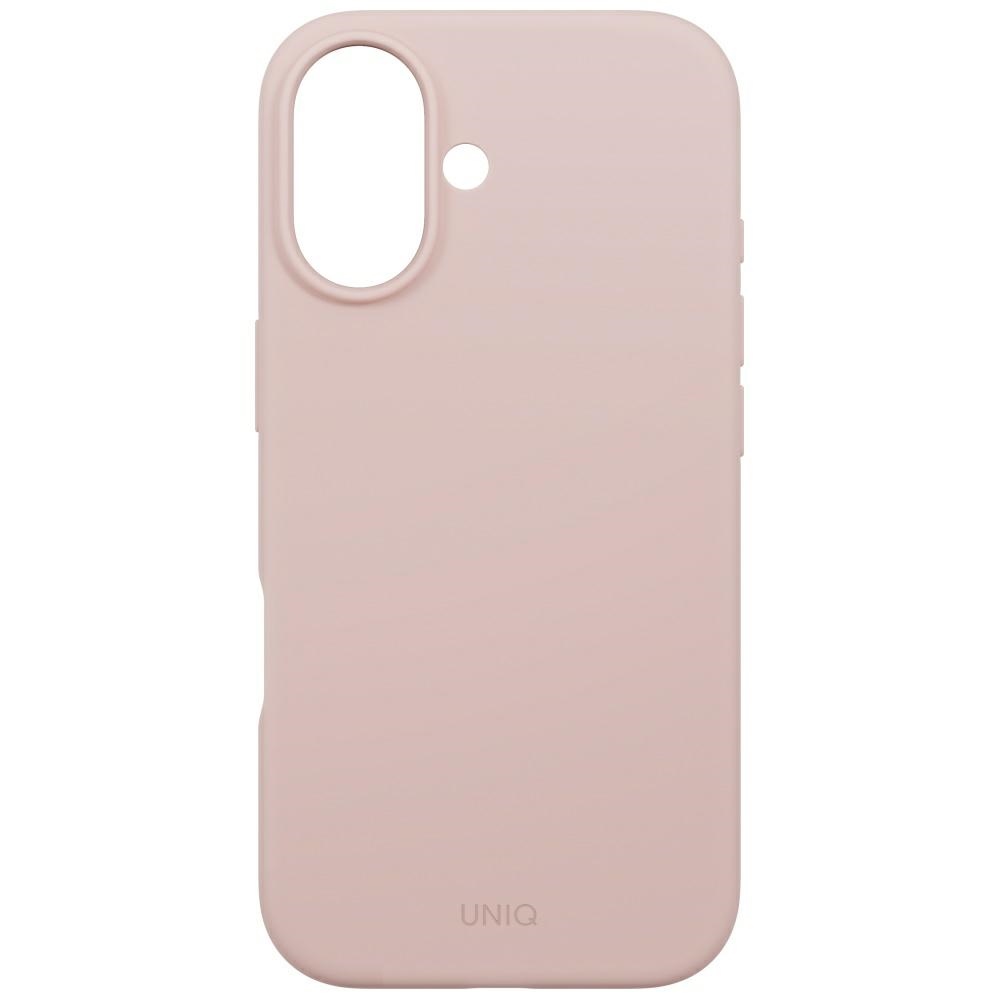 Uniq Lino MagClick dėklas iPhone 17 – rožinis