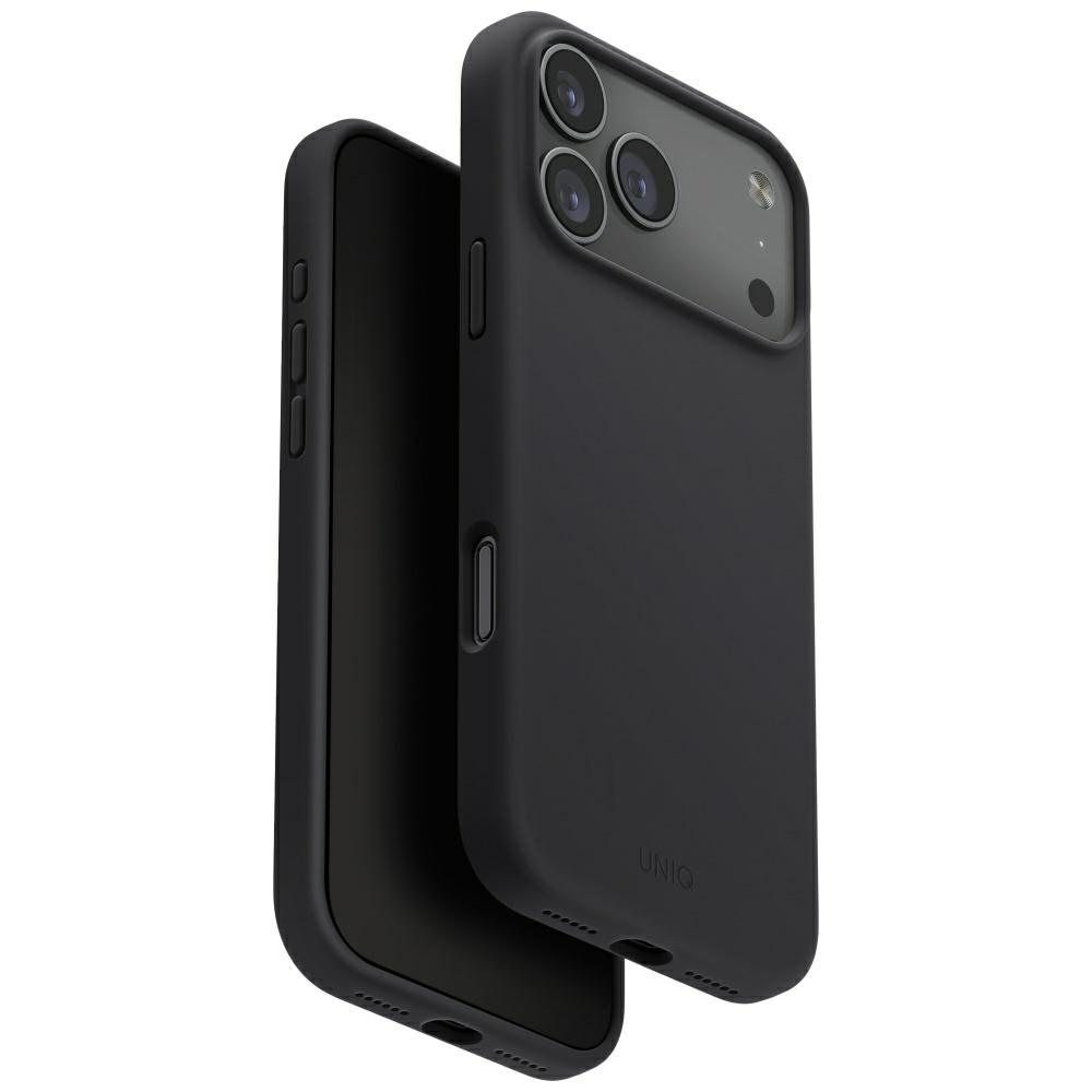 Uniq Lino MagClick dėklas iPhone 17 Pro Max – pilkas