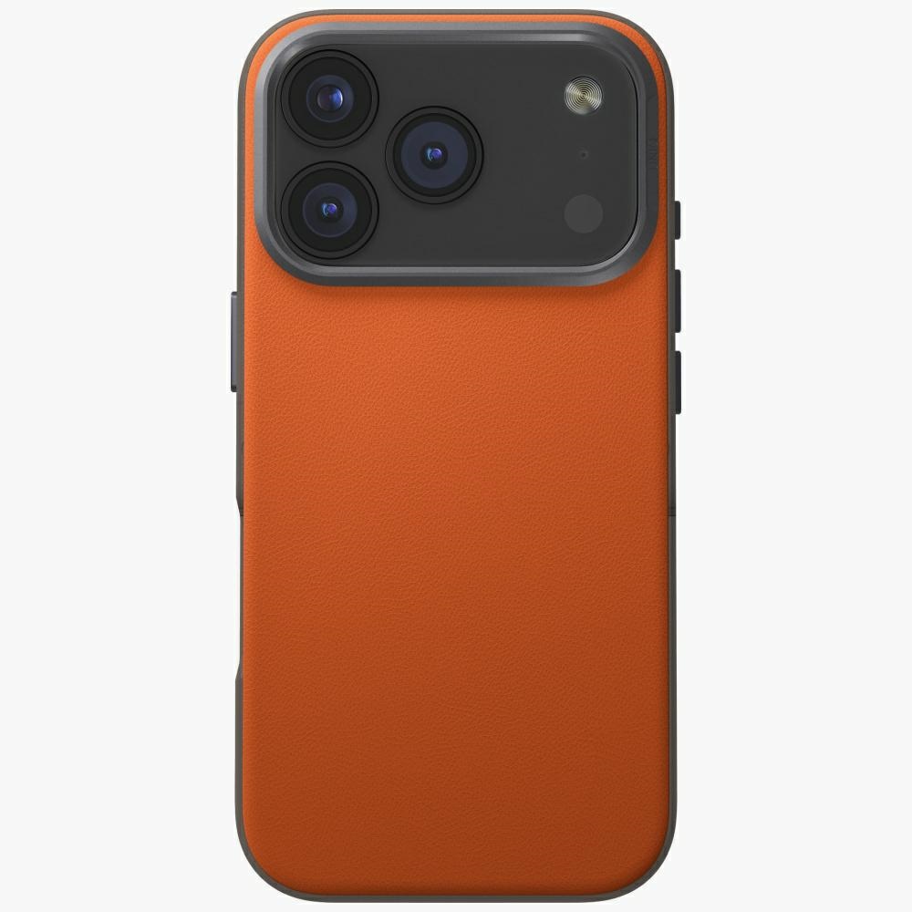 Uniq Lyden DS MagClick dėklas iPhone 17 Pro – oranžinis/pilkas