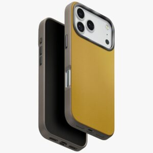 Uniq Lyden DS dėklas iPhone 17 Pro Magclick Charging - Geltona-pilka
