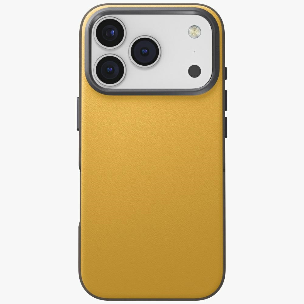Uniq Lyden DS dėklas iPhone 17 Pro Magclick Charging - Geltona-pilka