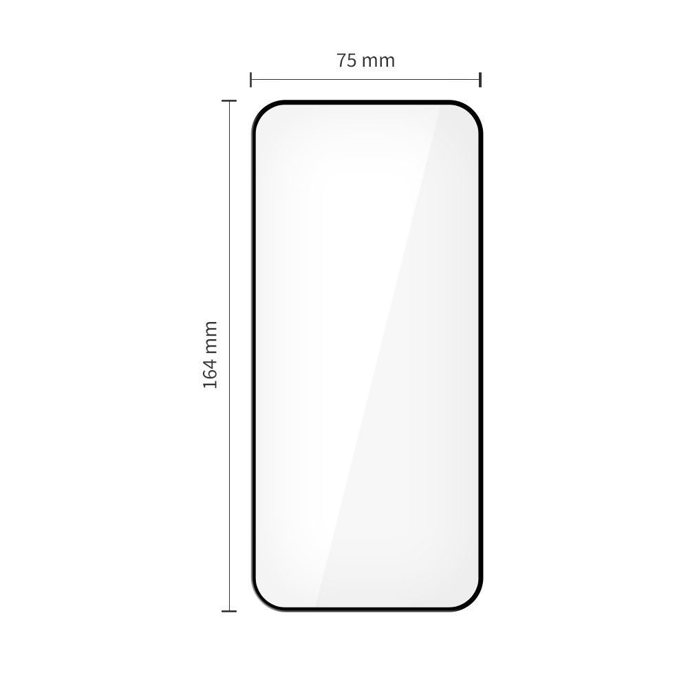 Apsauginis stiklas Tech-Protect Glass Fit+ Xiaomi Redmi 15 4G / 5G, 2 vnt., juodas