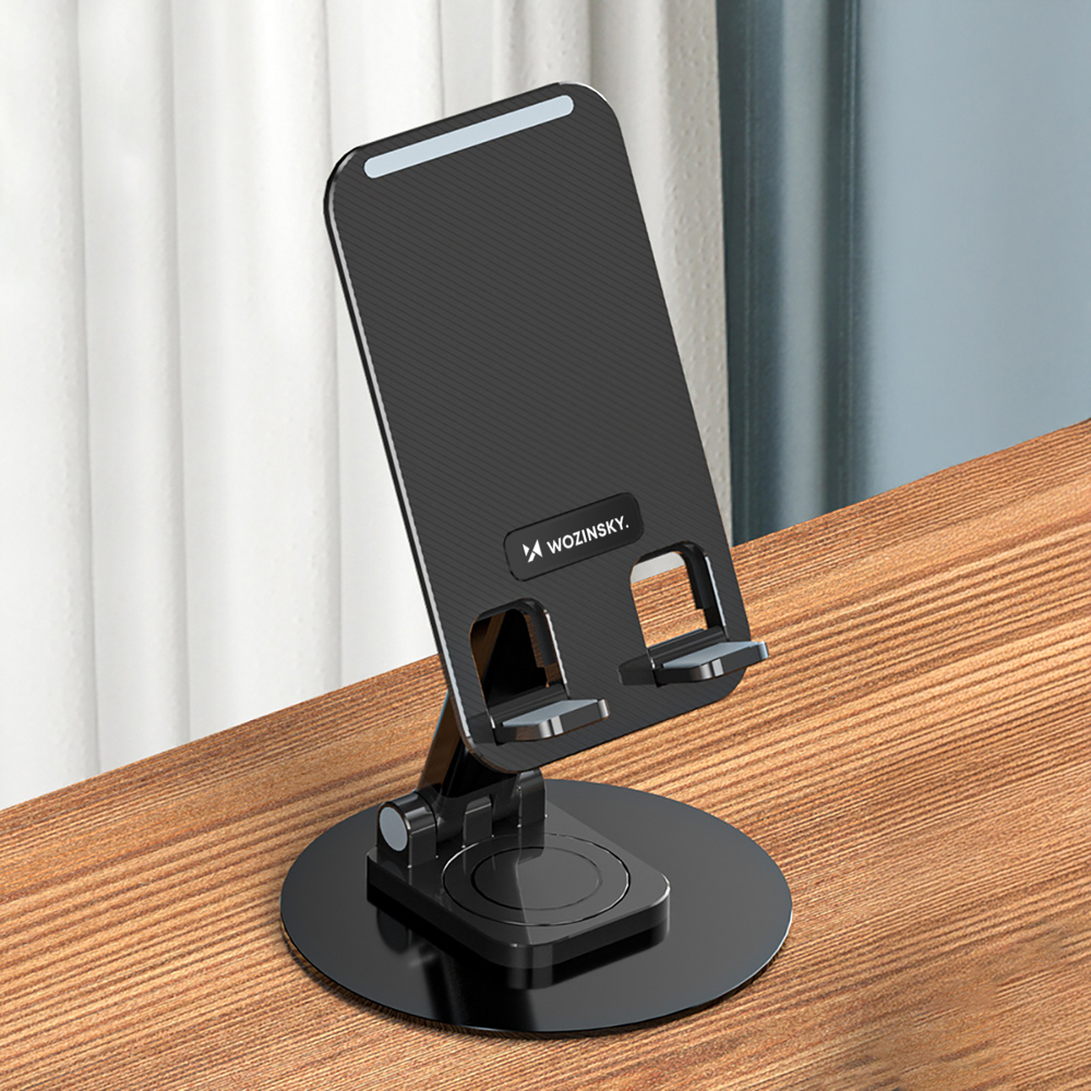 Wozinsky WPT-K393 stabilus stovas telefonui ir planšetei - juodas