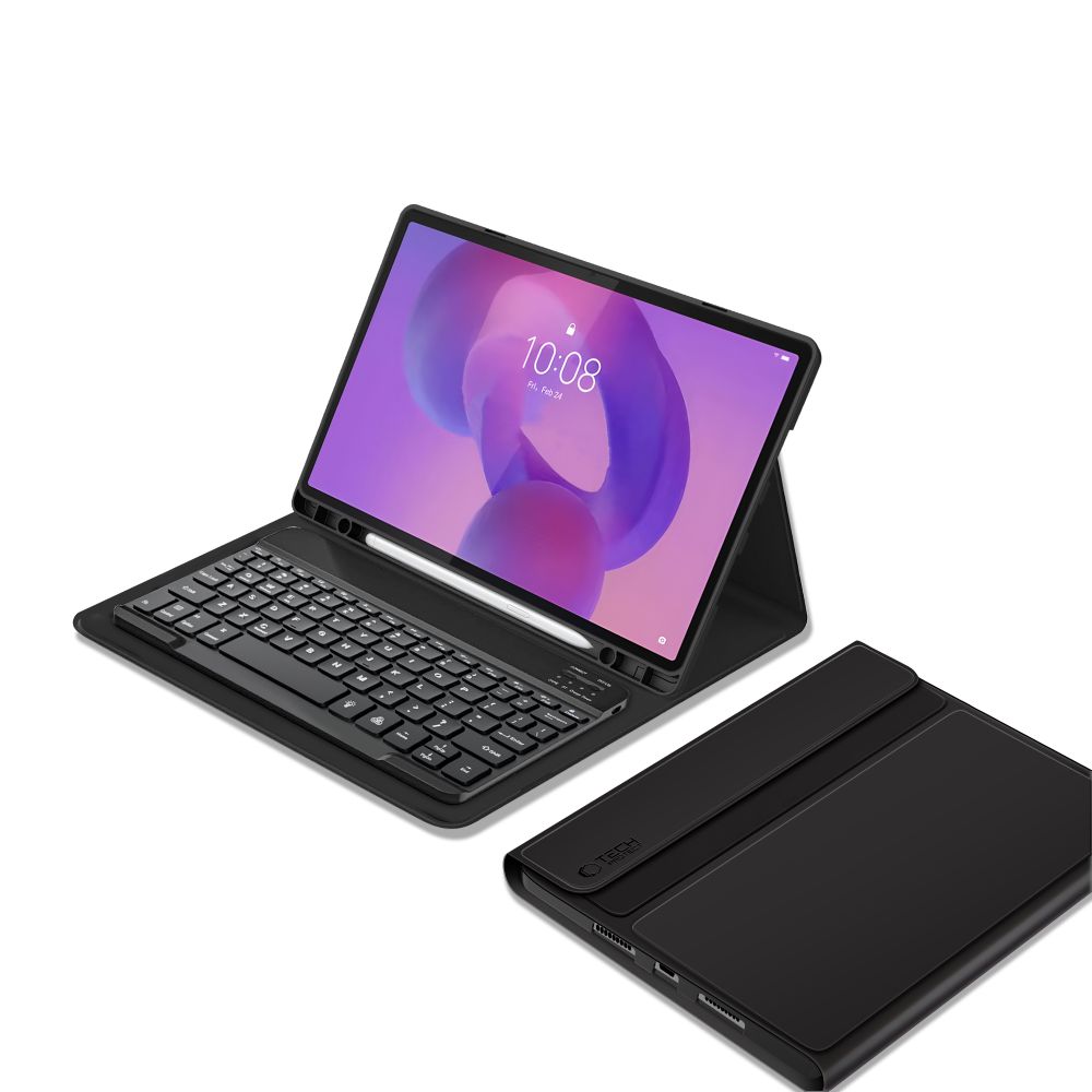 Dėklas su klaviatūra Tech-Protect SC Pen Lenovo Idea Tab Pro / Pro MT 12.7 (TB-373), juodas
