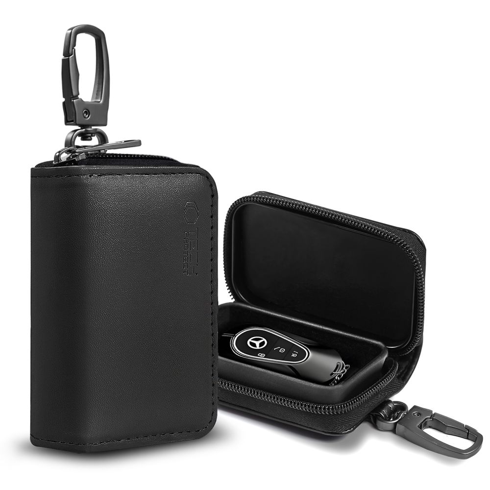 Dėklas automobilio raktams Tech-Protect KLR300 RFID blokatorius, juodas