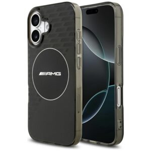 AMG Double Layer MagSafe dėklas iPhone 17 – juodas