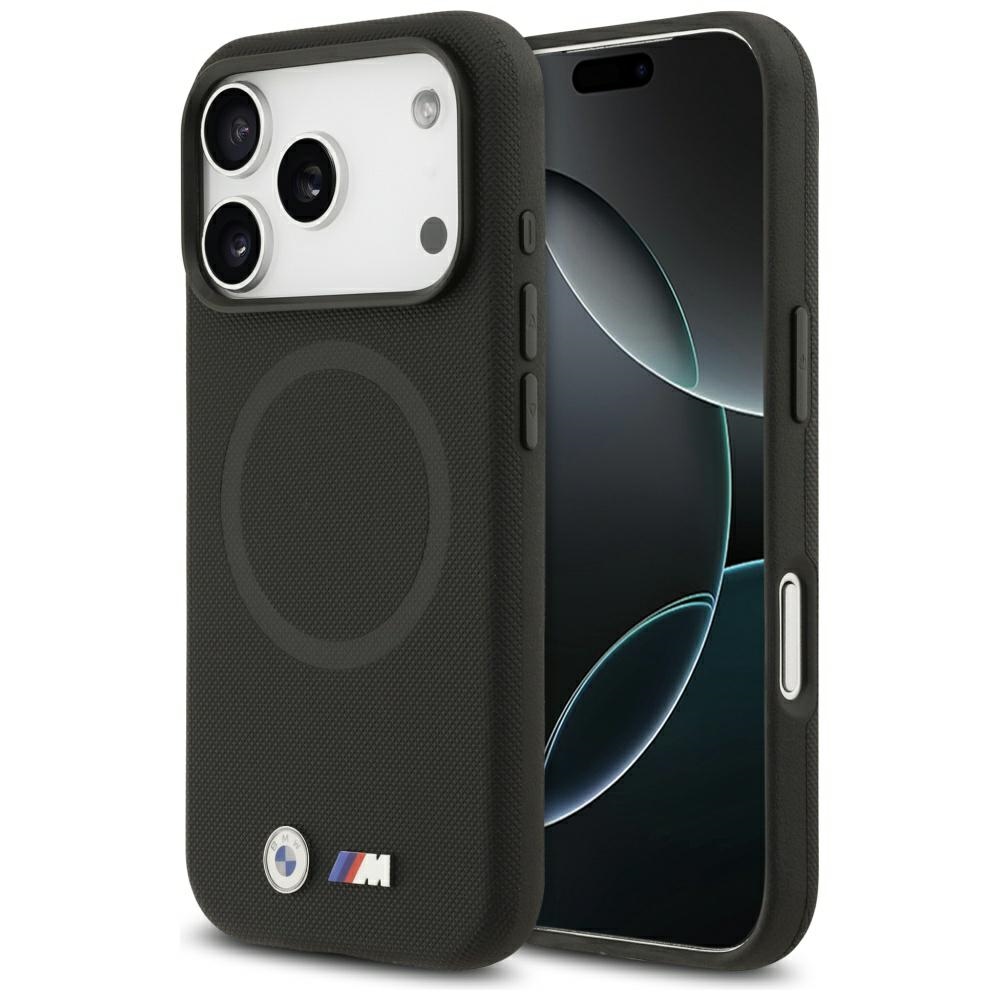 BMW M FW Metalinis logotipas MagSafe Dėklas, skirtas iPhone 17 Pro Max - juodas