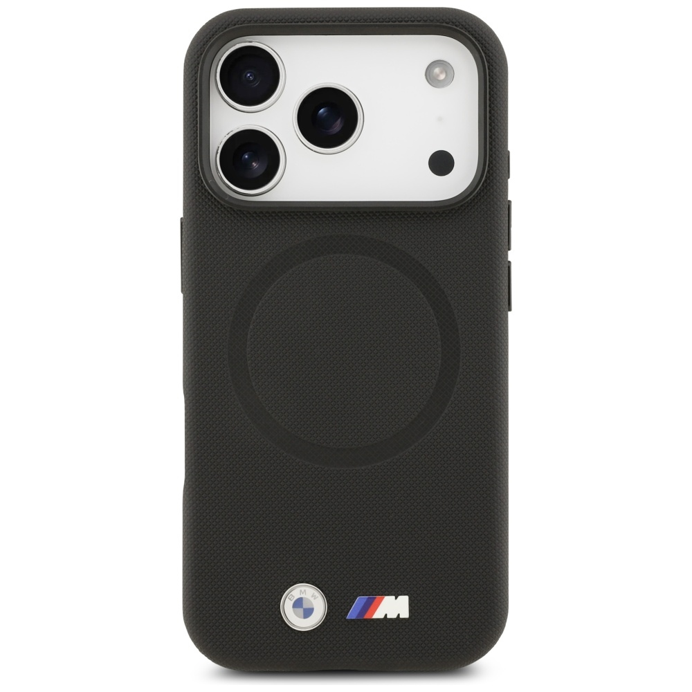 BMW M FW Metalinis logotipas MagSafe Dėklas, skirtas iPhone 17 Pro Max - juodas