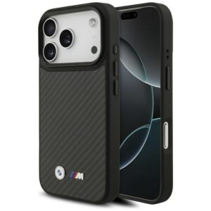 BMW M Kevlar Matt MagSafe dėklas iPhone 17 Pro – juodas