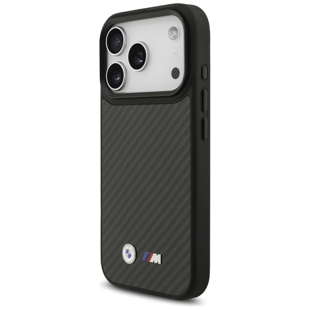BMW M Kevlar Matt MagSafe dėklas iPhone 17 Pro – juodas