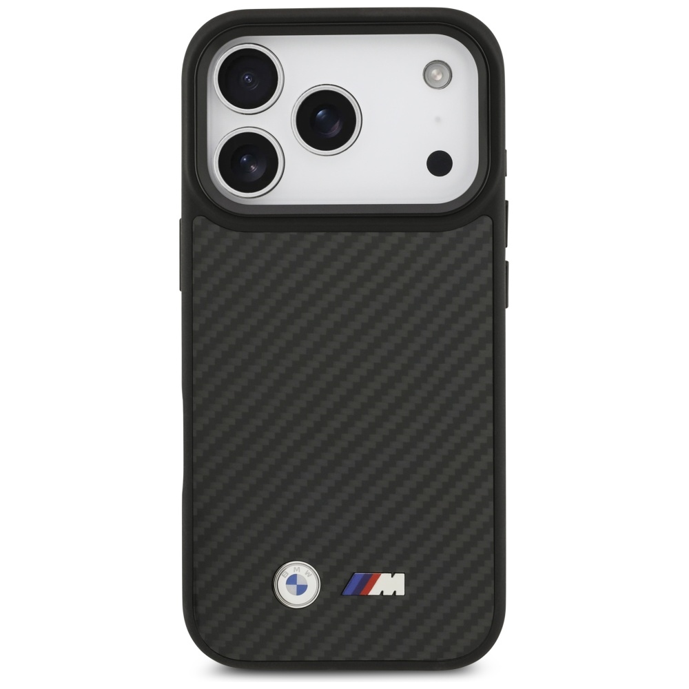 BMW M Kevlar Matt MagSafe dėklas iPhone 17 Pro – juodas
