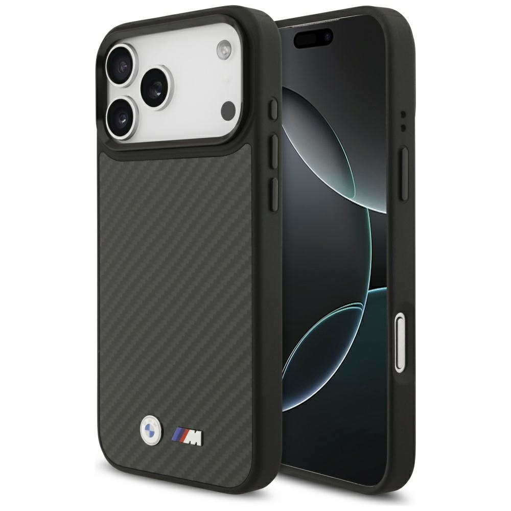 BMW M Kevlar MagSafe dėklas iPhone 17 Pro Max – juodas