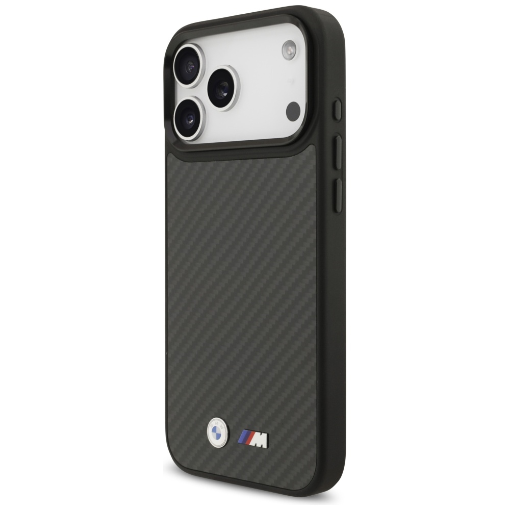 BMW M Kevlar MagSafe dėklas iPhone 17 Pro Max – juodas