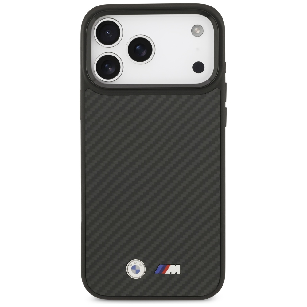 BMW M Kevlar MagSafe dėklas iPhone 17 Pro Max – juodas