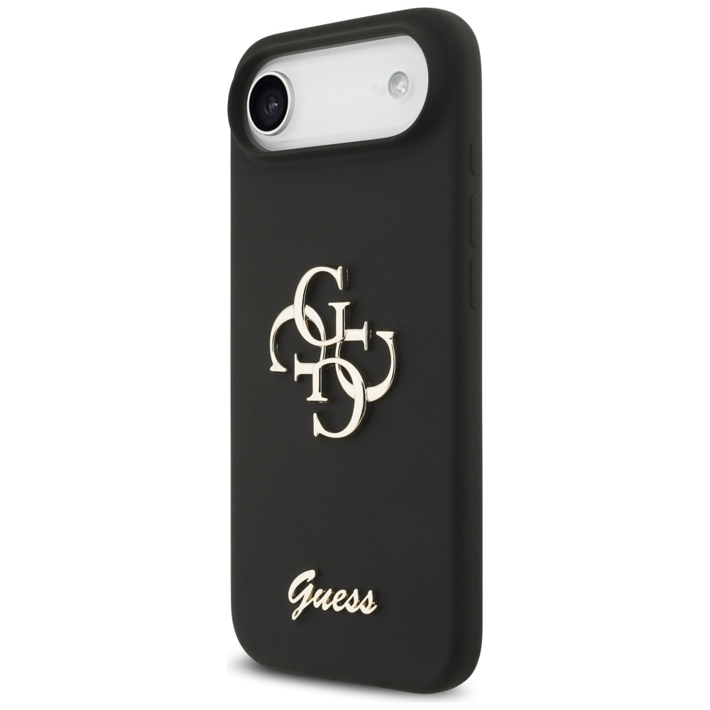 Guess Silicone Big 4G Script dėklas, skirtas iPhone Air - black