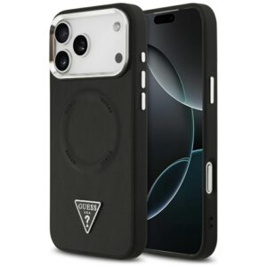 Guess MagSafe dėklas iPhone 17 Pro – juodas