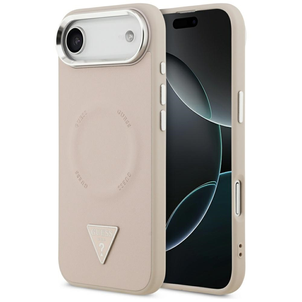 Guess Triangle Logo MagSafe Case už iPhone Air - Pink