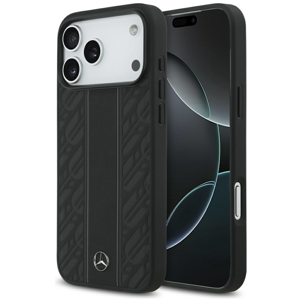 Mercedes-Benz odinis MagSafe dėklas iPhone 17 Pro Max – juodas