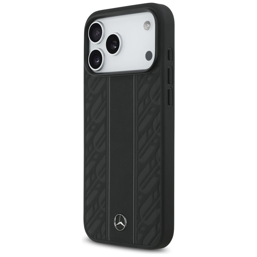 Mercedes-Benz odinis MagSafe dėklas iPhone 17 Pro Max – juodas