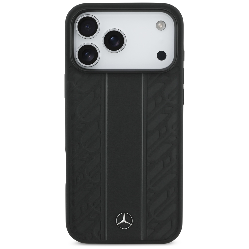 Mercedes-Benz odinis MagSafe dėklas iPhone 17 Pro Max – juodas