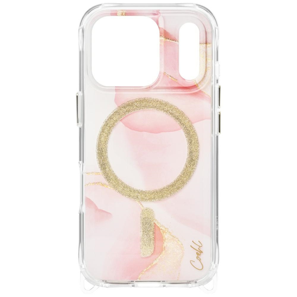 Uniq Coehl Aeris magnetinis dėklas iPhone 17 Pro – rožinis