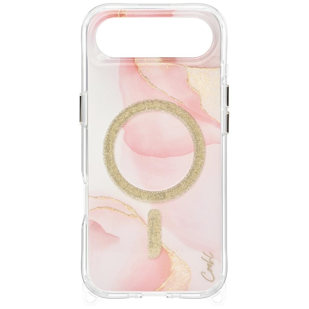 Uniq Coehl Aeris magnetinis dėklas iPhone Air – rožinis