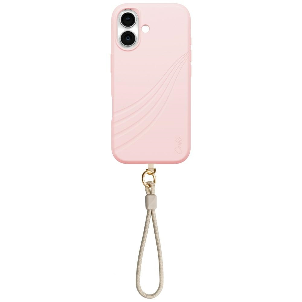 Uniq Coehl Serina magnetinis dėklas iPhone 17 – rožinis