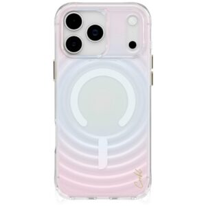 Uniq Coehl Vela magnetinis dėklas iPhone 17 Pro Max – opalas