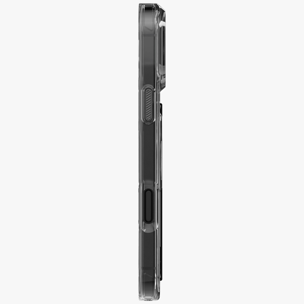 Uniq Heldro Air dėklas iPhone 17 Pro Max su Magclick – juodas