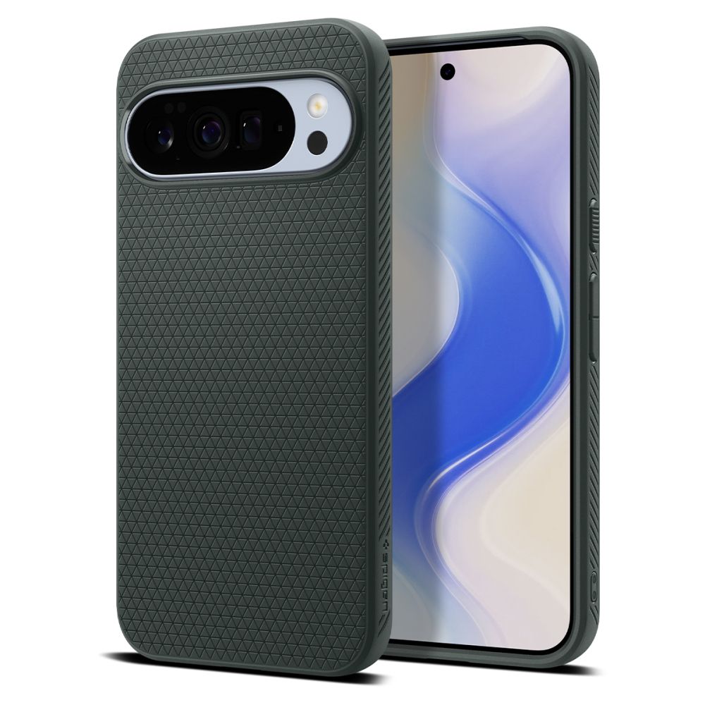 Dėklas Spigen Liquid Air Mag Google Pixel 10 Pro XL, tamsiai žalias